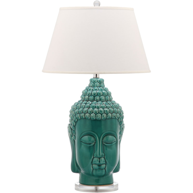 Baileyton Ceramic Table Lamp, Teal