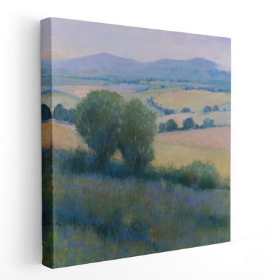 Lavande Hillside I - reproduction d'art sur toile