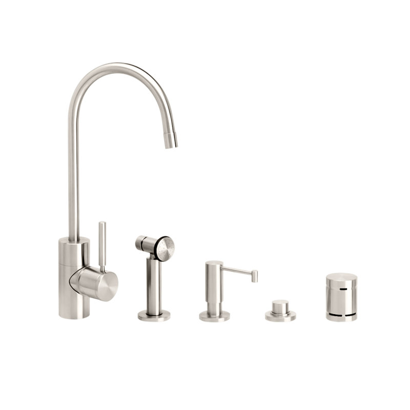 Parche Prep Faucet, Satin Nickel