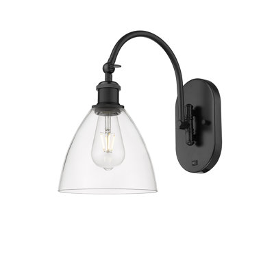 Bras pivotant en verre Amenda