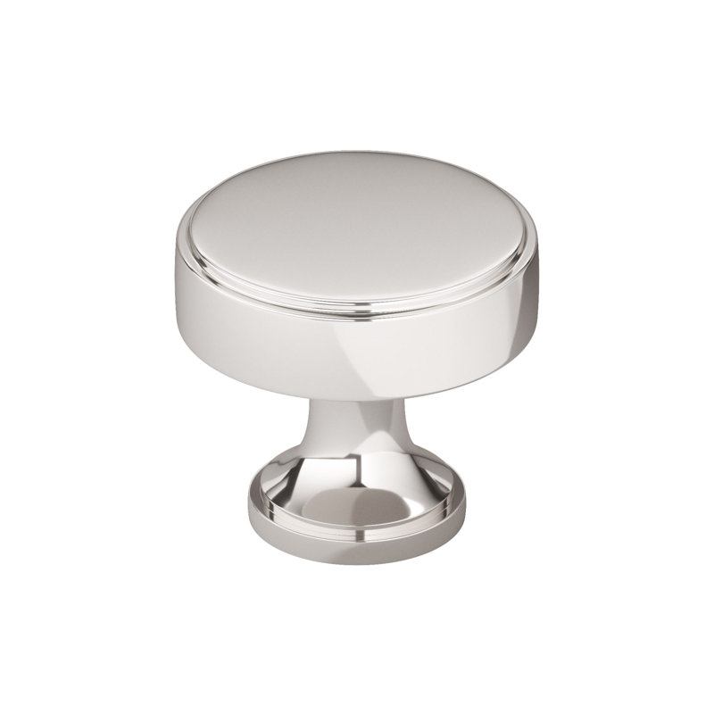 Poignée champignon 1 9/16 po de diamètre, Nickel poli