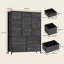 100 cm W Iron Shelving Unit-1053983876