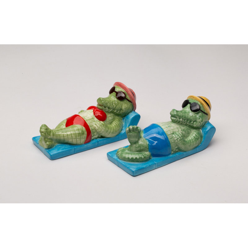 Ensemble salière et poivre alligator Cosmos