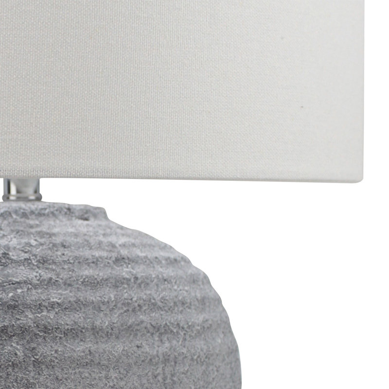 Brahmsley 60 Modern Table Lamp for Bedroom, Tradional Ceramic Base Lamp with Linen Shade