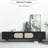 Solid wood TV stand elegant vine design