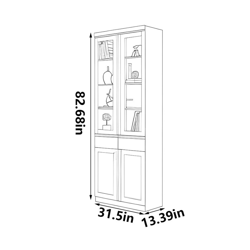 Classic high quality bookcase