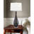 Amalfi 35" Dark Grey with Golden Dots Table Lamp