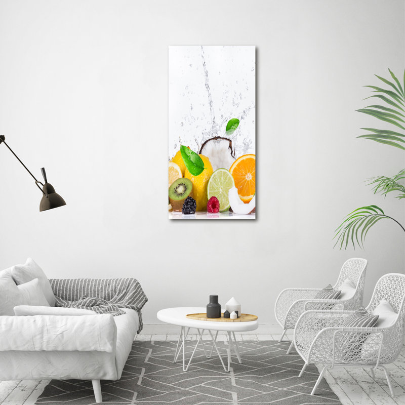 Fruits - Wrapped Canvas Print