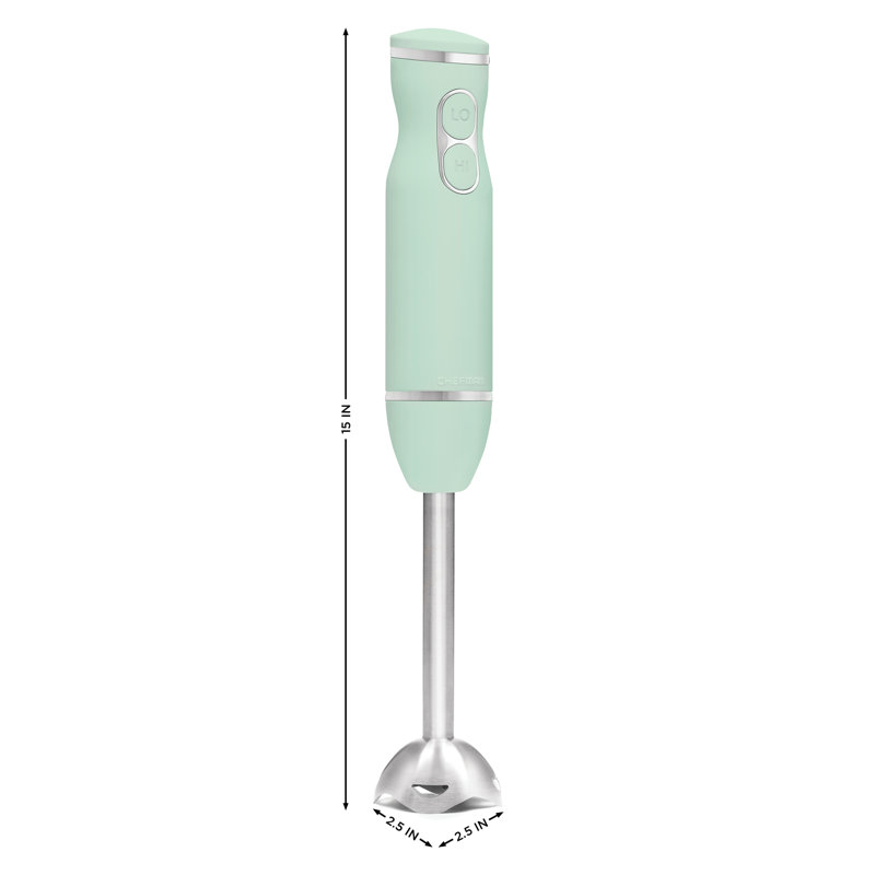 Mélangeur à main avec pales en acier inoxydable Chefman, Sauge