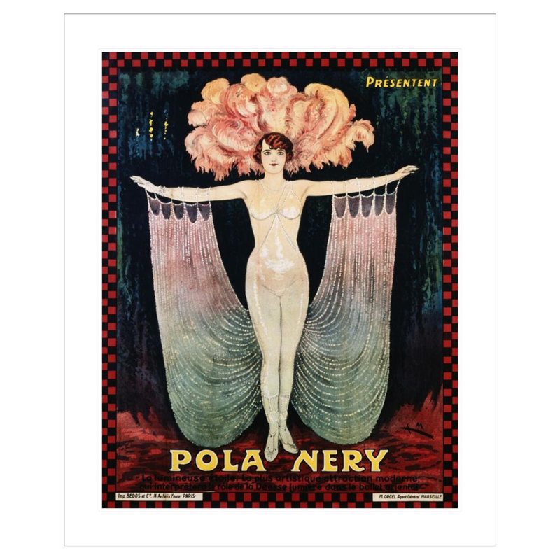 Pola Nery Poster by Unknown -Framed Giclee Print, 40.85" H x 33.5" W
