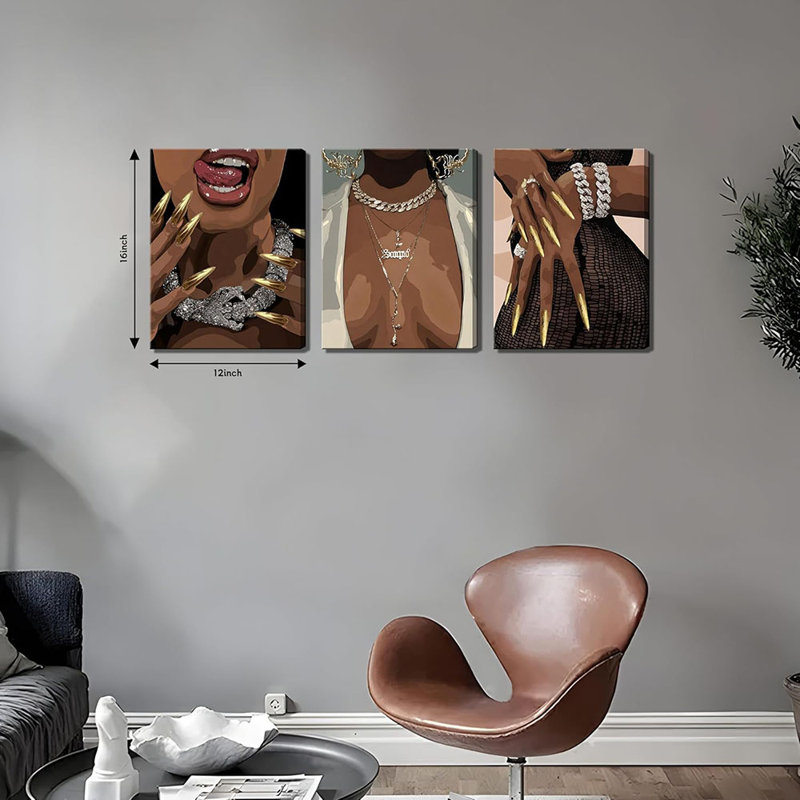 3 Piece Wrapped Canvas Print