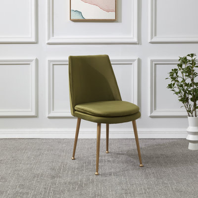 Chaise d'appoint en velours Siena