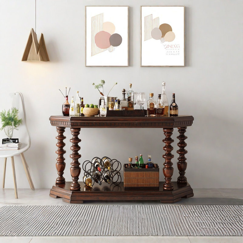 Console American Countryside, H 30,71 po x l 55,12 po x P 16,54 po