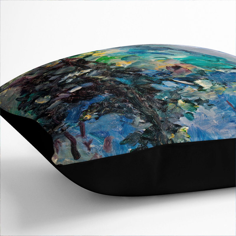 Walchensee Slopes Scatter Cushion, Black, 55cm H x 55cm W x 20cm D