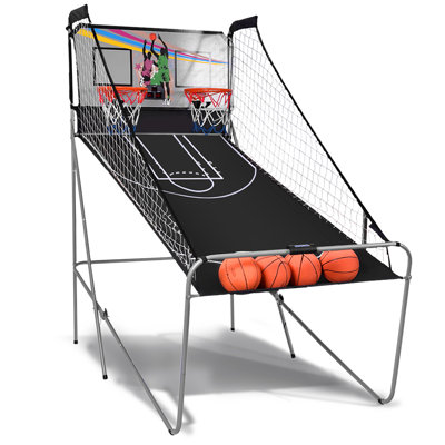 Eleonora Freeport Park 4 Player Basketball Arcade Game with 1 Games Included