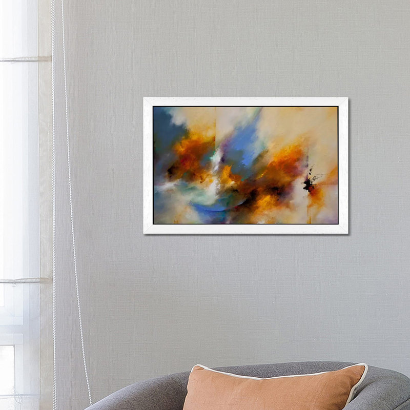 Serenade by CH Studios - Painting on Canvas, 66.04 cm H x 45.72 cm W, White Floater Framed