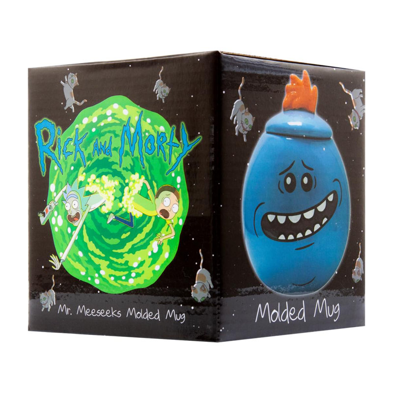 Articles de collection Rick et Morty | Mini tasse Rick et Morty Mr. Meeseek | 1 capitonnage