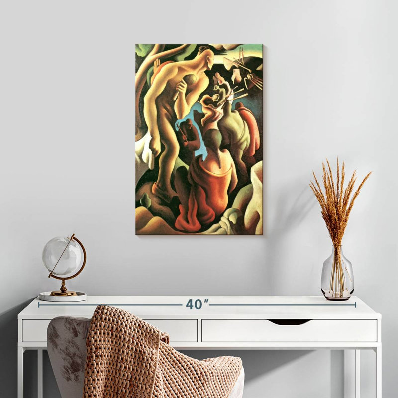 Lelar American Discovery Viewed By Native, 24" H x 16" W