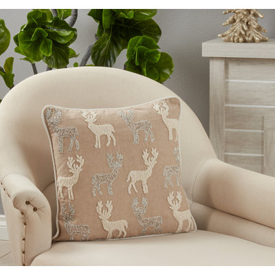 Celyn Square Cotton Pillow Cover