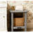 2-Tier Storage Adirondack Side Table,Grey