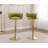 Ensemble de 2 tabourets de bar pivotants en velours noir (ensemble de 2)-1386445489-1397216875