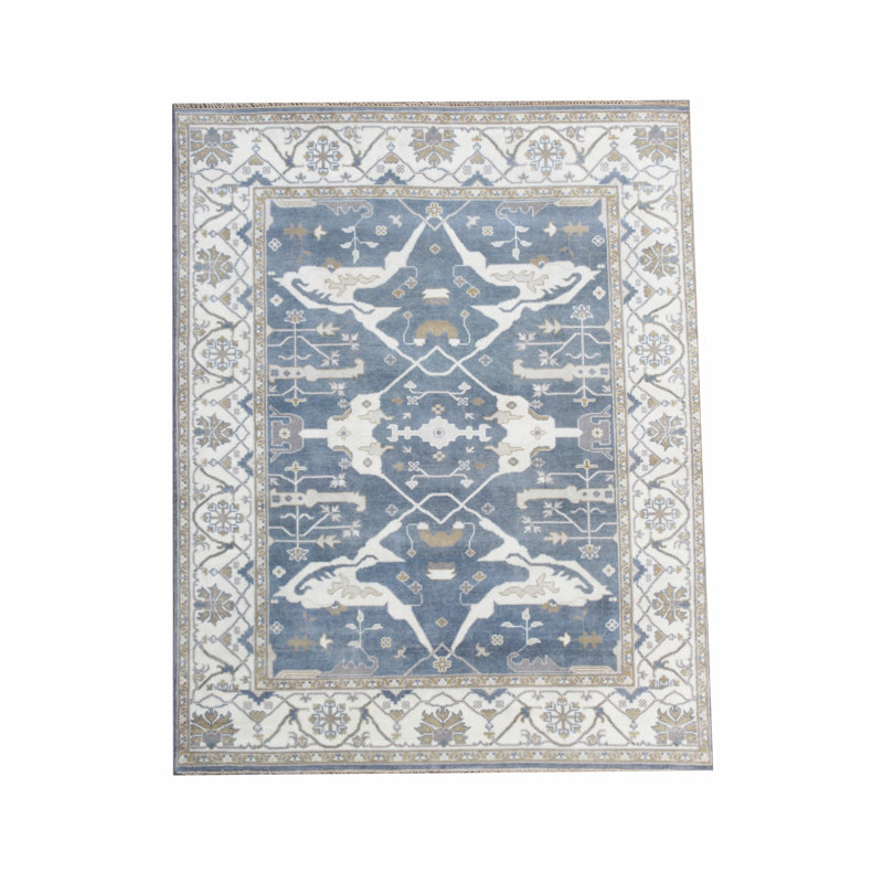 Tapis gris Oushak 8 x 10