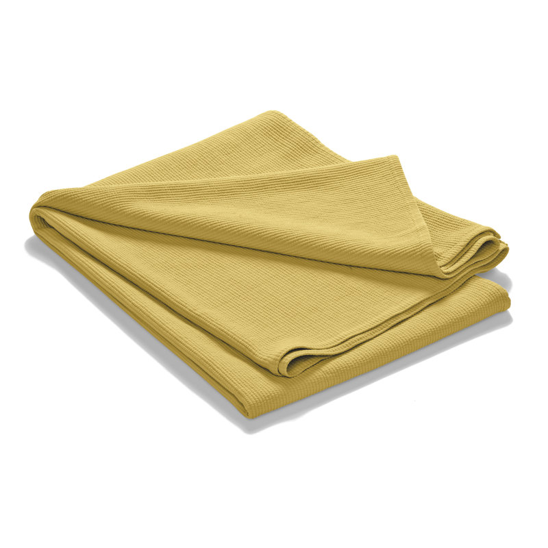 Cotton Solid Colour Bedspread, White, 260 x 260 cm Bedspread