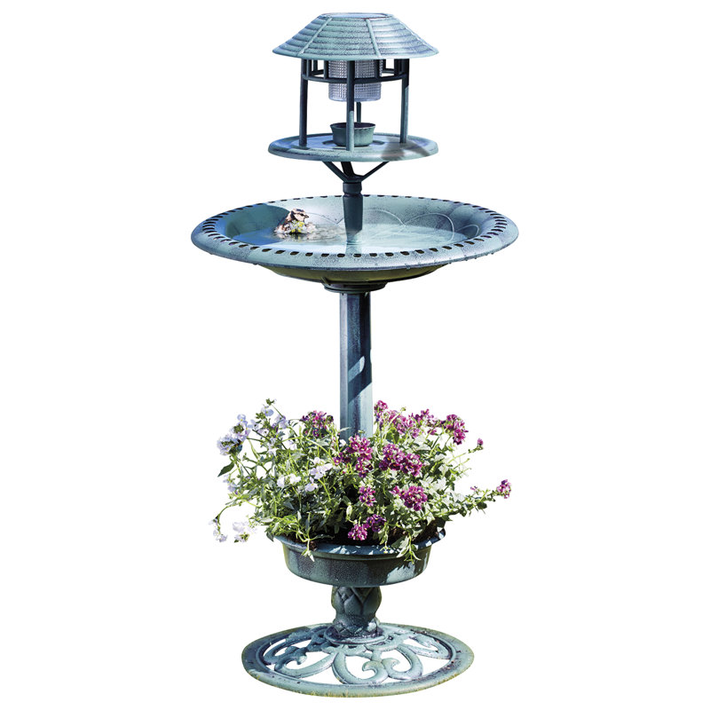 Torrey Grey Solar Powered Metal Solar Light
