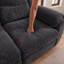 3 Piece Velvet Reclining Living Room Set-109969661