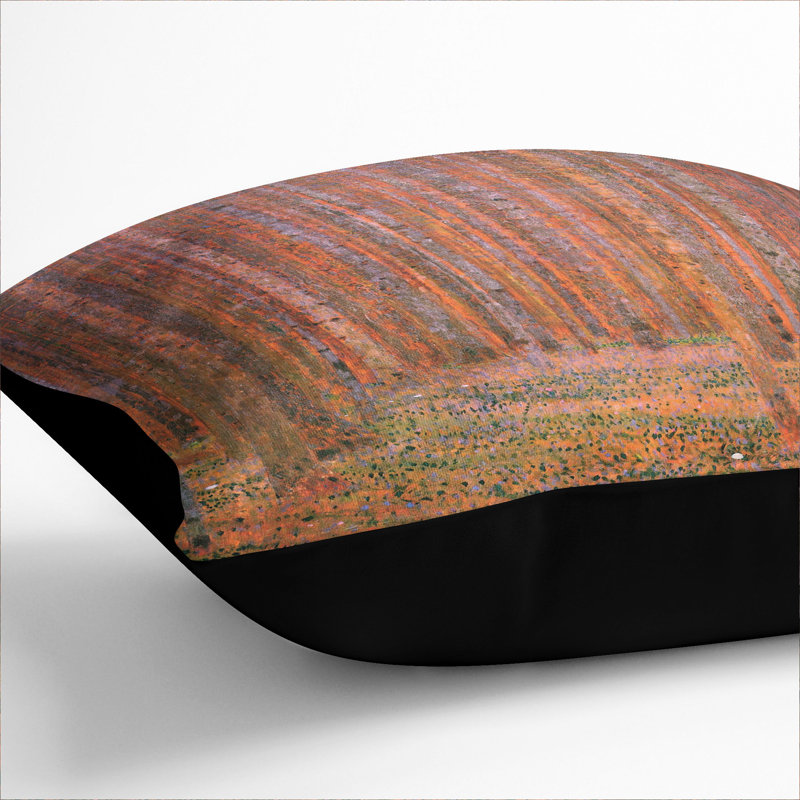 Square Cushion, 40cm H x 40cm W x 15cm D, Black