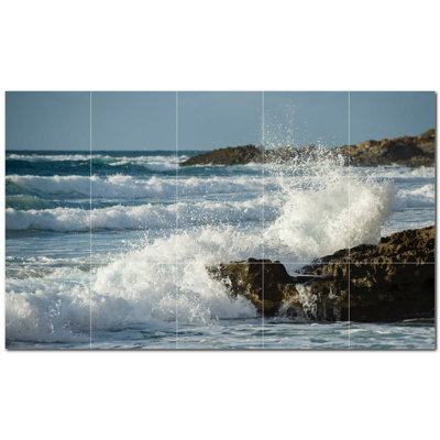 6'' x 6'' Satin Ceramic Decorative Mural