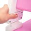 Adorable chaise aux multiples fonctions et teinte rose, siège de qualité lavable
