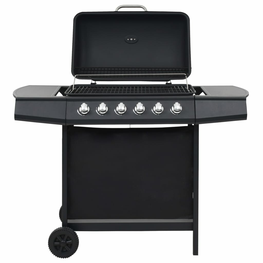 63,5 cm beweglicher Flüssigpropan-Gasgrill mit 6 Brennern