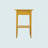 Contemporary Yellow Nightstand