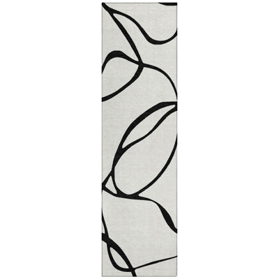 Clara Blue Washable Indoor-Outdoor Rug - 