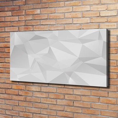 Abstraction Triangles - No Frame Print on Canvas