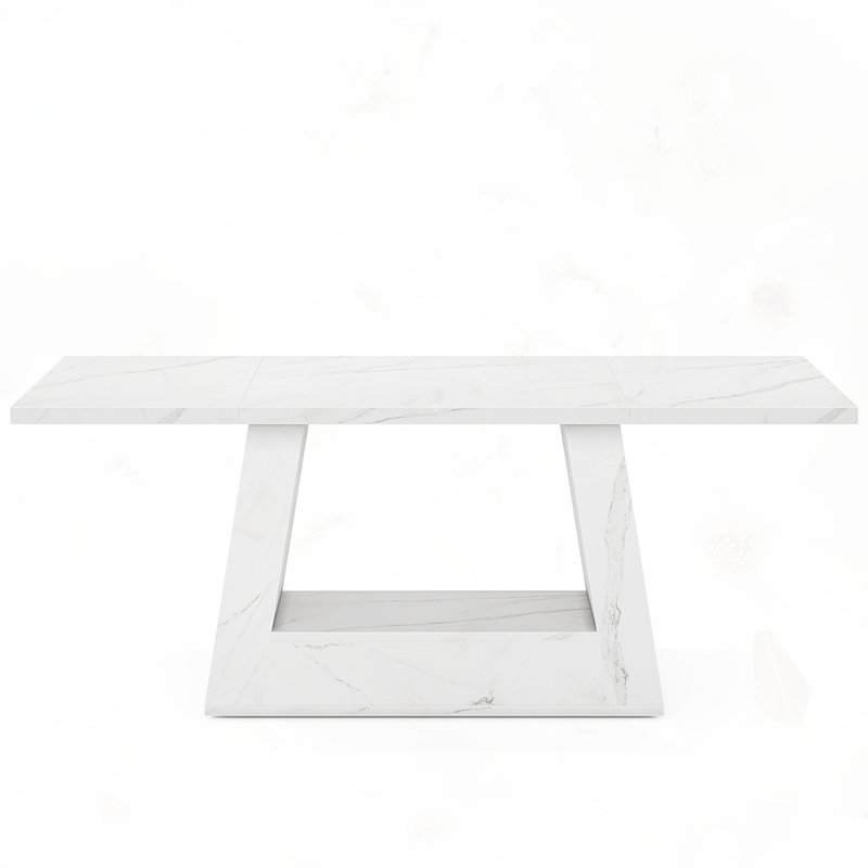 63" Modern Rectangular Dining Table