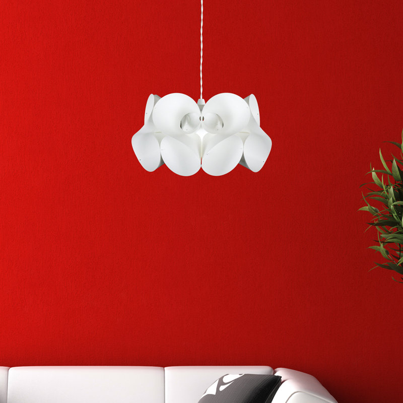 Swirl 20cm H Plastic Novelty Pendant Shade