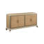 Armoire console en chêne naturel Dodie