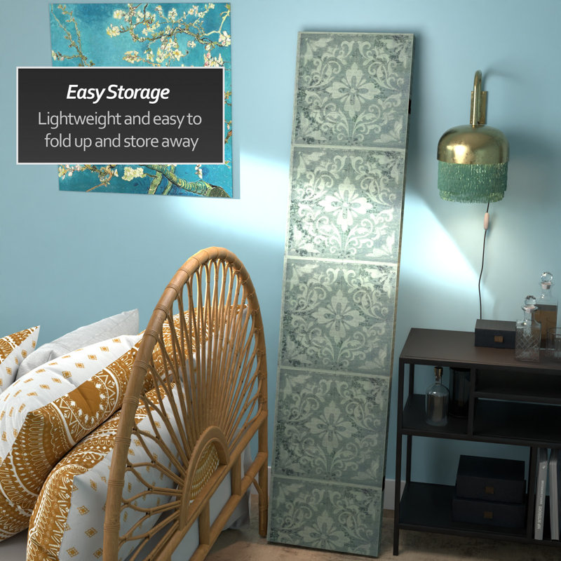 3 Panel Room Divider, Green