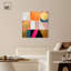 Art géométrique abstrait sur toile, chiffres géométriques en 2 dimensions par Art Remedy-104337725-104337734
