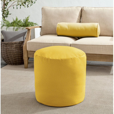Repose-pieds d'extérieur rembourré avec coussin Sunbrella®