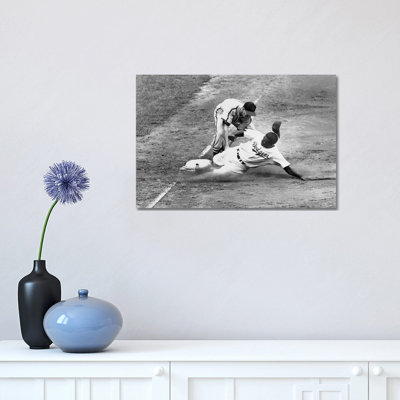 Jackie Robinson (1919-1972) 1 Piece Wrapped Canvas Wall Art