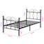 Dandy Metal Single Bed Frame-295971563