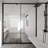 privdr 56"-60"W X 71" H Pivot Swing Semi-Frameless Shower Door with 1/4" Tempered Clear Glass-106892105