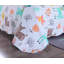 Ensemble de courtepointe réversible en coton avec imprimé de cerfs p-xl1804-1310403686