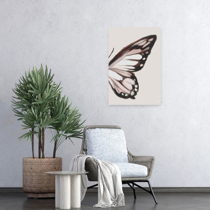 Butterfly Wings II, art contemporain papillon naturel, H 24 po x l 16 po