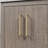 Hunner 24" Carrara White Marble Countertop Bath Vanity in Gray Oak with Faucet-1347849727