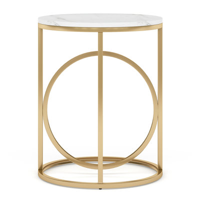 20” Round End Table For Living Room