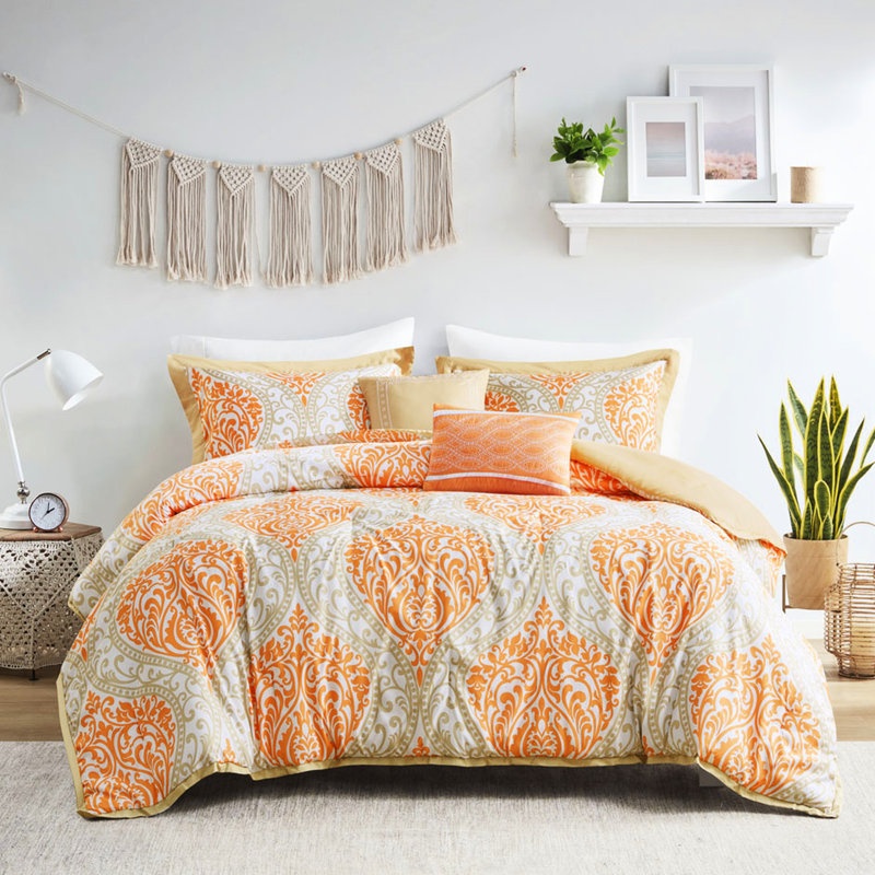 Édredon double / grand: microfibre, orange In: Nuance
